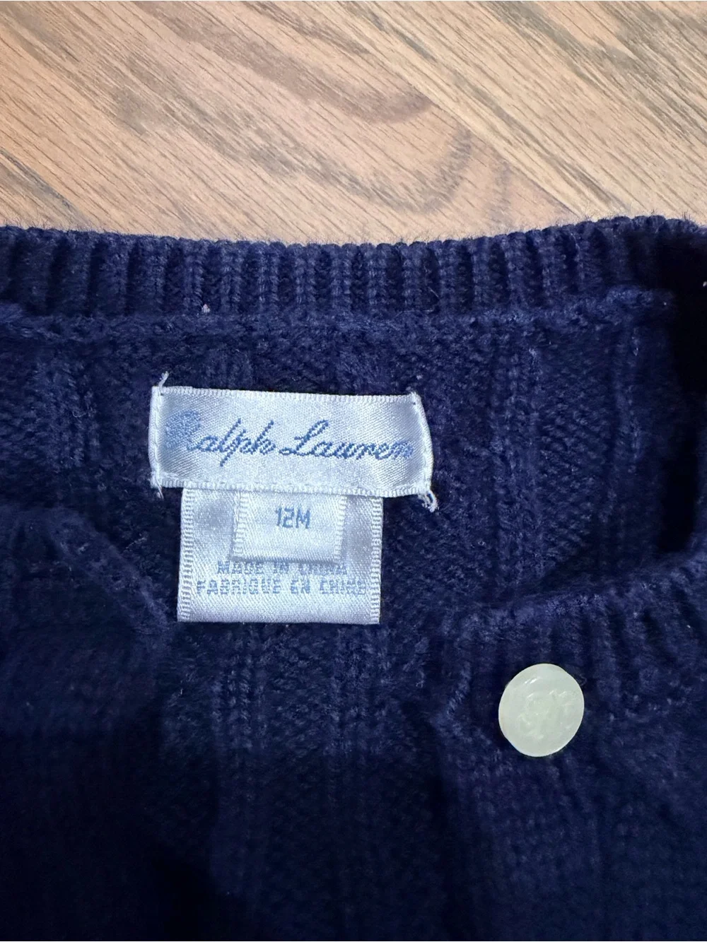 Ralph Lauren baby girl button down sweater cardigan